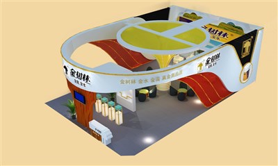 126平米展臺設(shè)計制作：三面開口/現(xiàn)代/木質(zhì)結(jié)構(gòu)/白色，為工藝品展展商而作（免費使用）