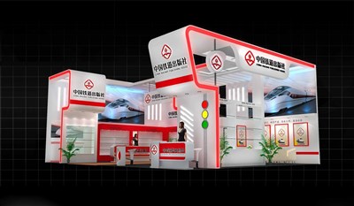 108平米展臺設計制作：三面開口/現(xiàn)代/木質(zhì)結(jié)構(gòu)/白色，為文具圖書展展商而作（免費使用）