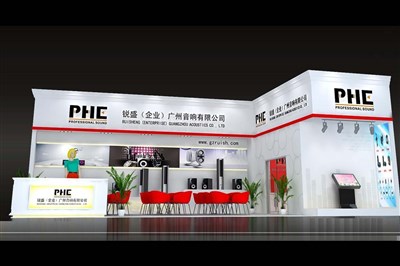 72平米展臺設計制作：二面開口/現(xiàn)代/木質結構/白色，為家電展展商而作（免費使用）