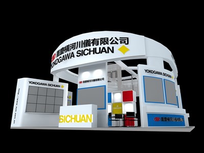 90平米展臺設(shè)計制作：三面開口/前衛(wèi)/木質(zhì)結(jié)構(gòu)/白色，為電子展展商而作（免費(fèi)使用）