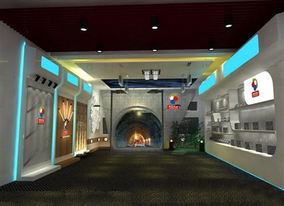 54平米展廳設(shè)計(jì)制作：現(xiàn)代/白色，產(chǎn)品類(lèi)展廳-燈具展廳（免費(fèi)使用）