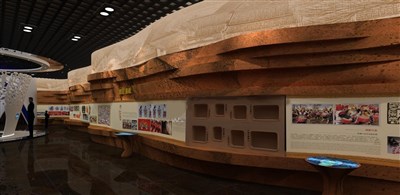 220平米展廳設(shè)計(jì)制作：前衛(wèi)/白色，產(chǎn)品類展廳-互動電子科技展廳（免費(fèi)使用）