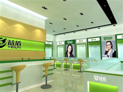 94平米展廳設(shè)計(jì)制作：前衛(wèi)/綠色，產(chǎn)品類展廳-北京迅易時(shí)代展廳（免費(fèi)使用）