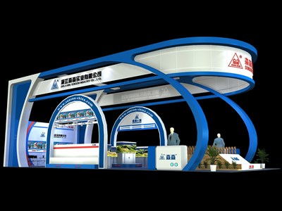 90平米展臺設計制作：三面開口/現(xiàn)代/木質(zhì)結(jié)構/白色，為綜合展展商而作（免費使用）