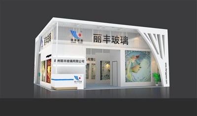 81平米展臺設(shè)計制作：二面開口/現(xiàn)代/木質(zhì)結(jié)構(gòu)/白色，為建材展展商而作（免費使用）