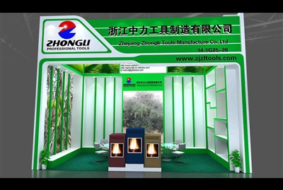 18平米展臺(tái)設(shè)計(jì)制作：一面開口/現(xiàn)代/木質(zhì)結(jié)構(gòu)/綠色，為建材展展商而作（免費(fèi)使用）