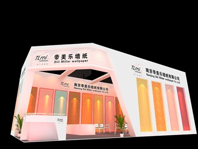 66平米展臺設(shè)計制作：二面開口/現(xiàn)代/木質(zhì)結(jié)構(gòu)/白色，為建材展展商而作（免費使用）