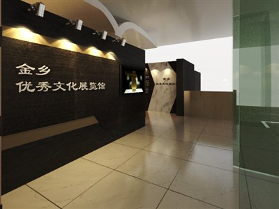 300平米展廳設(shè)計制作：現(xiàn)代/灰色，文化類展廳-金鄉(xiāng)優(yōu)秀文化展覽館（免費使用）